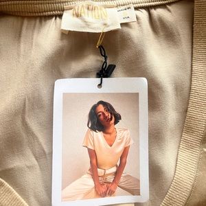 Nation LTD. Women’s Satin shirt sleeved vee neck. Never worn, NWT